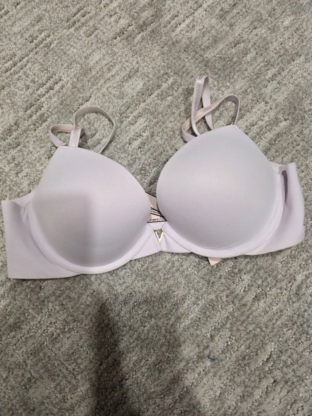 VS Love Cloud Smooth Lightly Lined Plunge Demi Bra SIZE 34C